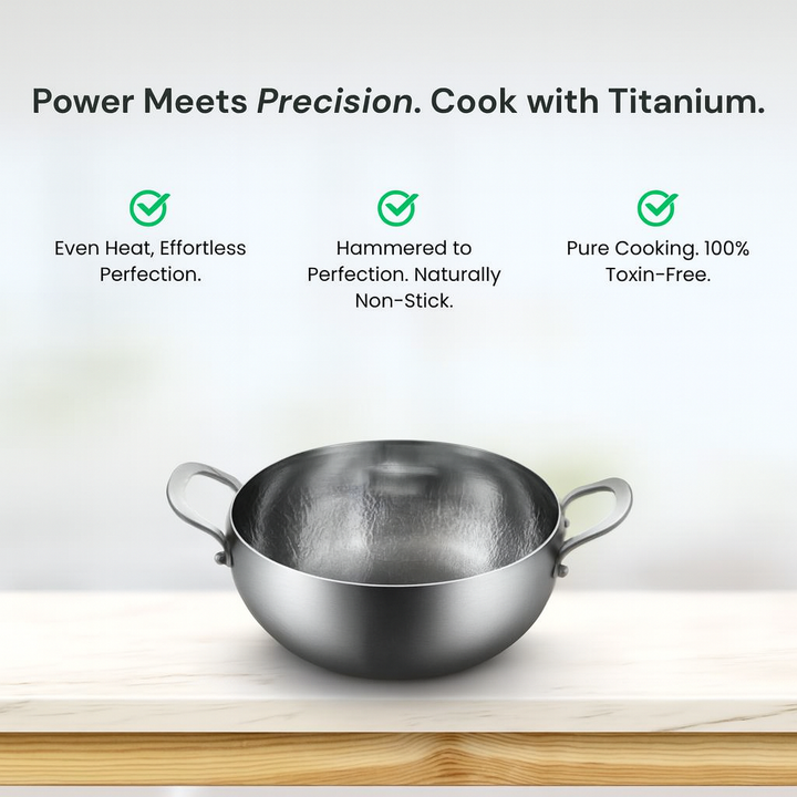 Titanium Deep Casserole Pot Pro