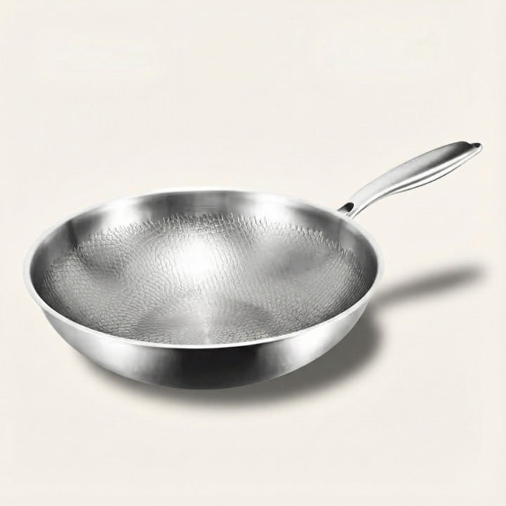 Titanium Wok Pan Flat Bottomed