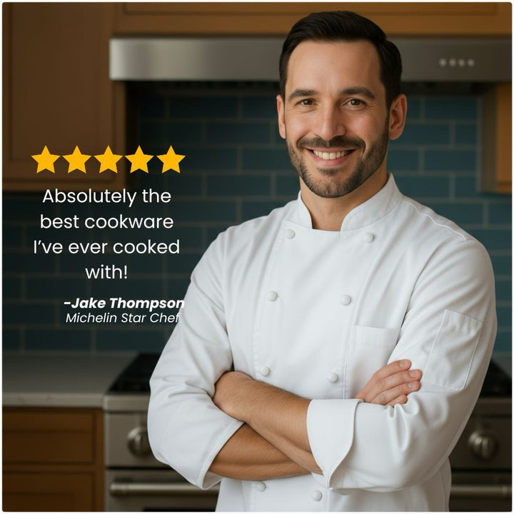 Titanium Hammered Pan + Utensil